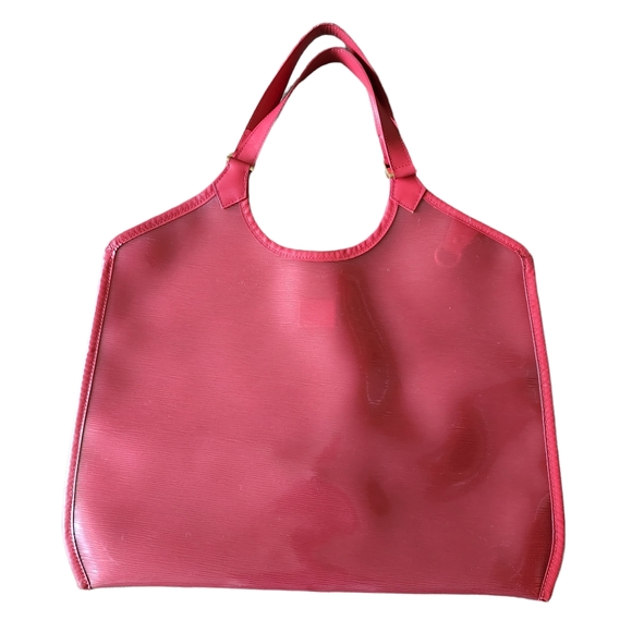 Louis Vuitton Red  Epi Baia Tote Bag - Picture 1 of 10